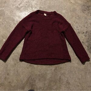 Burgundy sweater